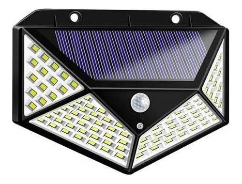 Reflector Led Solar Sensor Con Luz Foco Solar Exterior 90w