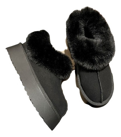 Botas Nieve Cortas Felpa Mujer Zapatos Plataforma Invierno