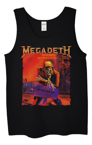 Polera Musculosa Megadeth Peace Sells Metal Abominatron