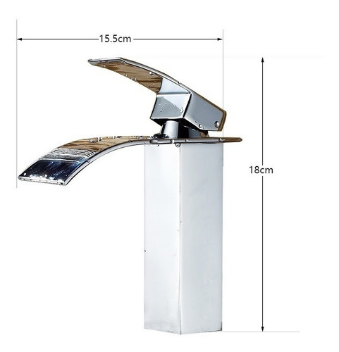 Imagem 3 de 4 de Torneira Banheiro Misturador Monocomando Metal Inox T103-04