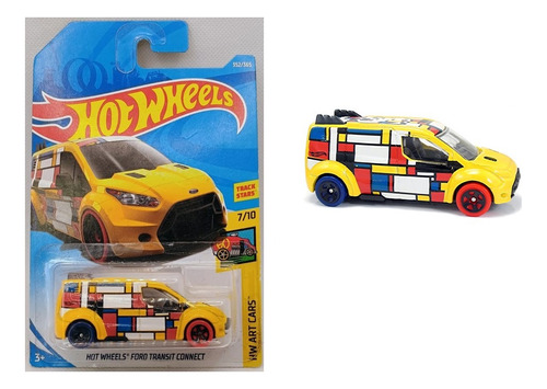 Ford Transit Connect De Hot Wheels Edición Art Cars