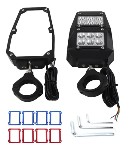 Espejo Retrovisor Ajustable Con Luces Led Polaris