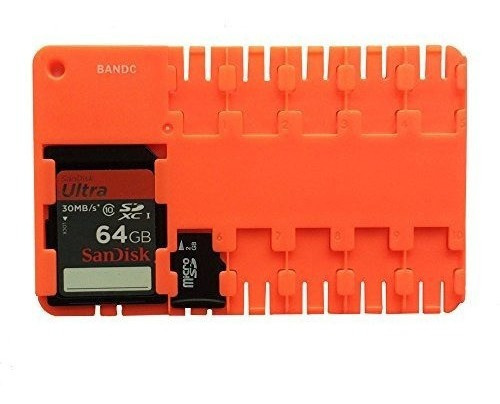 Bandc Red Micro Sd / Sdhc / Sdxc Carcasa De Almacenamiento D