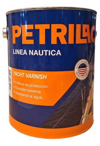 Barniz Petrilac Línea Náutica - Yacht Varnish -4 Lts Premium