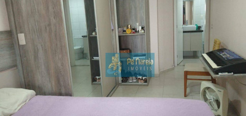 Imagem 22 de 30 de Apartamento Com 3 Dormitórios À Venda, 140 M² Por R$ 740.000,00 - Canto Do Forte - Praia Grande/sp - Ap0855