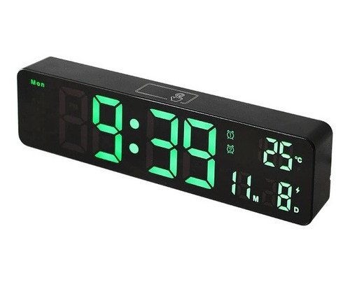 Reloj Digital De Pared Led Buro Números Grandes 30 Cm