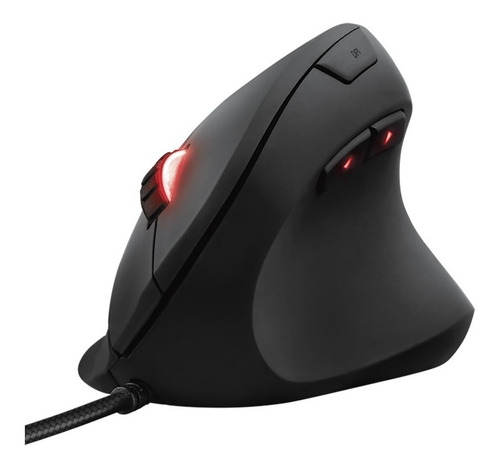 Mouse Gamer Alambrico Trust Vertical Gxt 144 Rexx Rgb Color Negro