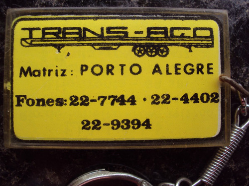 Chaveiro Antigo - Trans Aço - Porto Alegre - Ak3