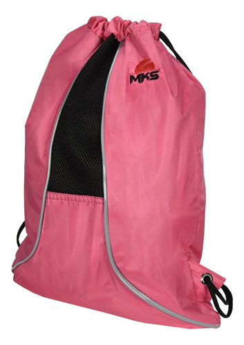 Mochila Mks Boxing Glove Bag Com Área Respirável Cor Rosa