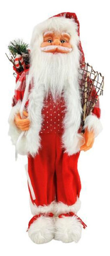 Papai Noel Vermelho Decorativo 55cm - Inigual Decor
