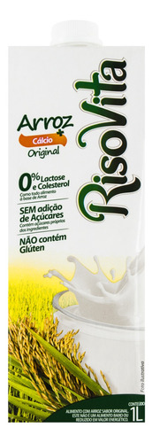 Bebida à Base de Arroz Original RisoVita Caixa 1l