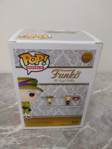 Funko Queen Elizabeth Traje Verde # 01 + Protector Invisible