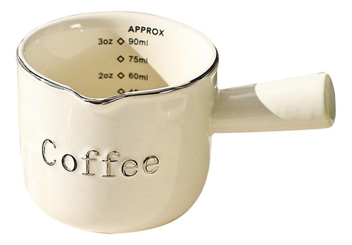 W Taza Medidora De Espresso Tazas De Cerámica De 90 Ml Para