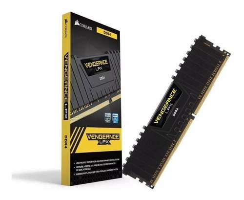 Memoria Ddr4 16gb(1x16) 2666mhz Corsair Vengeance Lpx Preta