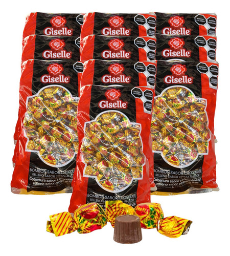 Chocolate Bombón 6kg Relleno Cereza Licor Giselle