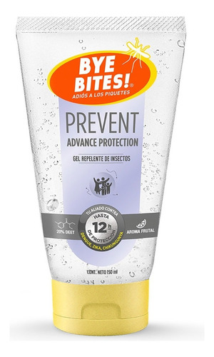 Gel Repelente De Insectos Mosquitos Prevent 12 Hr Proteccion