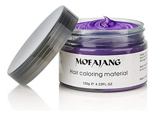 Lodo Mofajang Pelo Cera Tinte Crema Estilo, Color Natural Pe