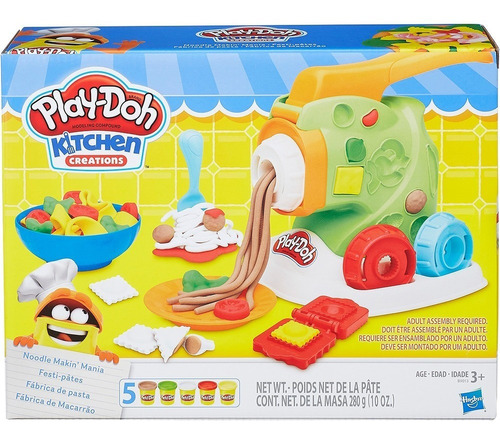 Novo Massinha Play Doh Kitchen Creations Fábrica De Macarrão