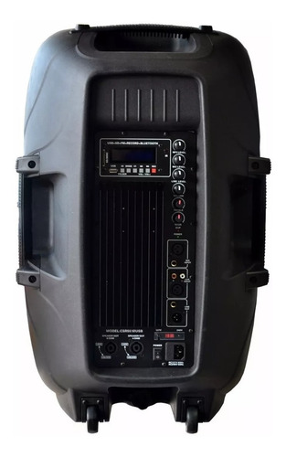 Caixa Bi Amplificada 12 200w Csr 5512 Bluetooth Usb Sd Fm