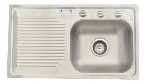Fregadero Cocina Empotrar 1 Tina 76x44x14 M401 Izq