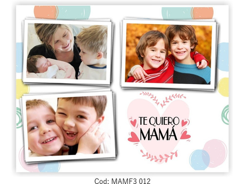 Murales Con Foto 40 X 50 Regalo Día De La Madre  Mamf3 012