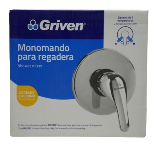 Griferia Para Ducha Monomando Af-ac 1/2 Pulgada