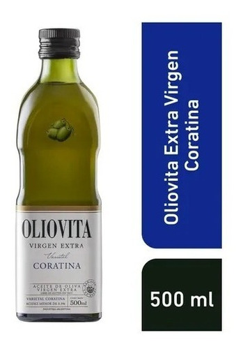 Oliovita Aceite Oliva Virgen Extra Coratina Vidrio 500ml