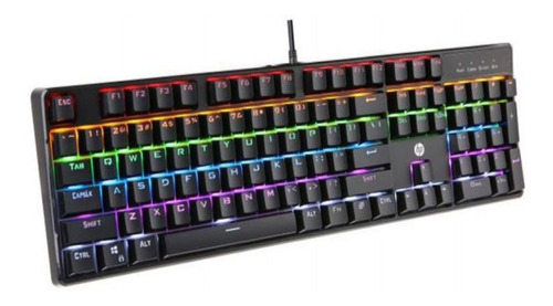 Teclado Gamer  Mecanico Rgb Hp Gk320 Español - Revogames