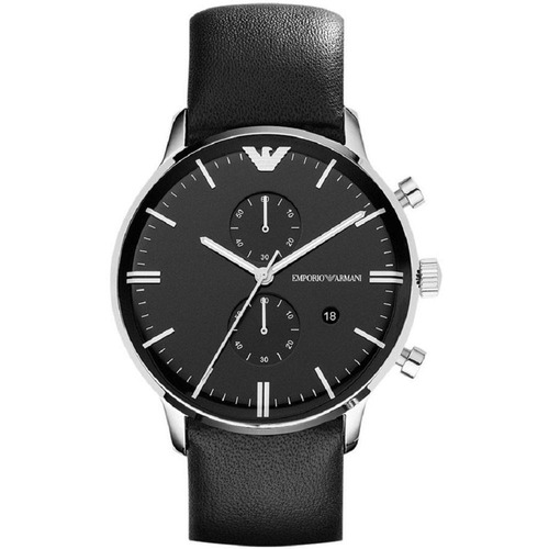 Reloj Análogo Marca Armani Modelo: Ar0397 Color Negro Para C
