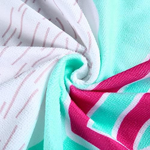 Benefeet Sox Toalla De Playa Redonda Grande De Microfibra, T