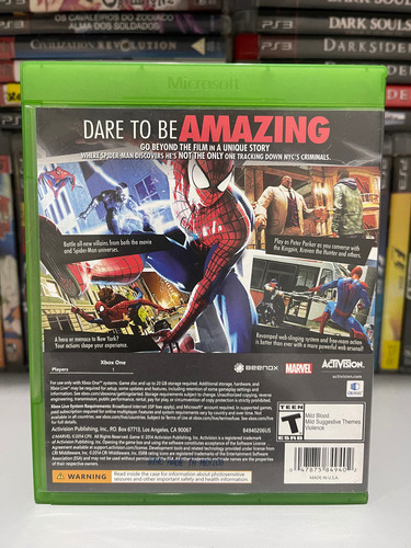 Jogo Xbox One The Amazing Spider Man 2 Físico Original