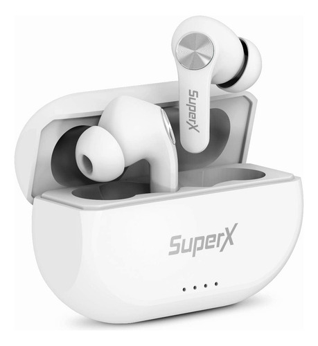 Audífonos Inalámbricos Superx Bluetooth 5.0 Con Estuche De