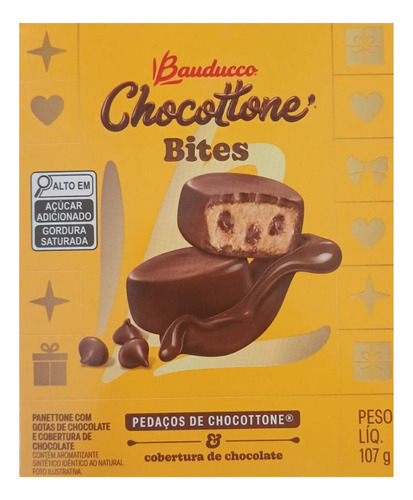 Chocottone Bites Bauducco 107 Grs.