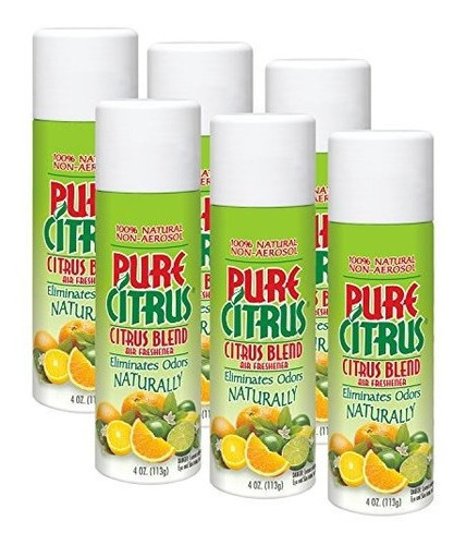 Pura Citrus Spray De 4 Oz Ambientador De Aire 6-pack (blend)