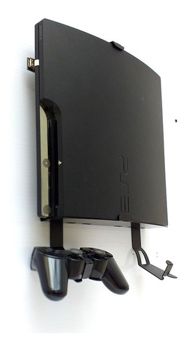 Soporte Pared Play Station 3 Slim (ps3) + 2 Sop. Control