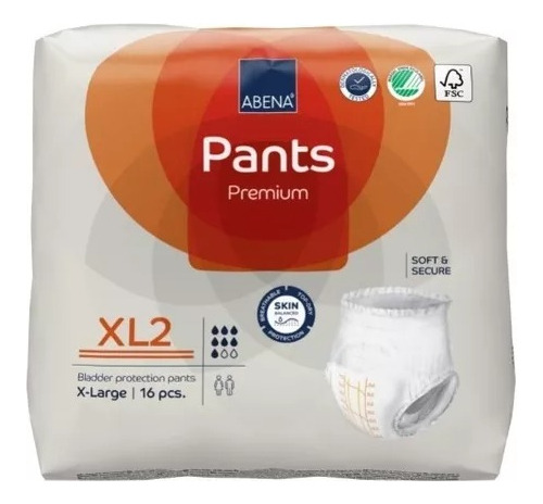 Fralda Absorvente Roupa Íntima Pants Premium Xl2 Abena
