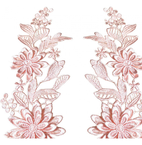 Apliques De Encaje De 2 Piezas, Apliques De Boda, Apliques
