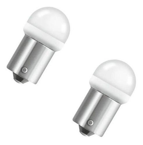 Imagen 2 de 6 de Lamparas Led R5w Osram 6000k 12v 5107cw 0.8w X 2 Unidades