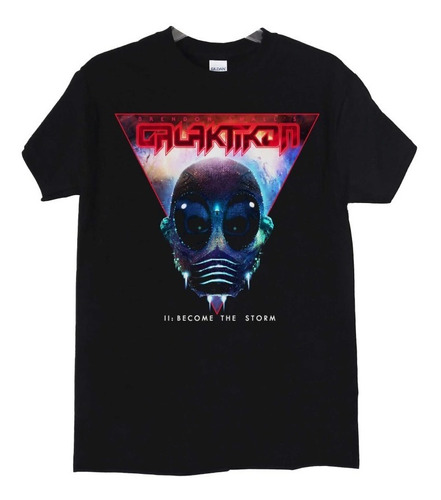 Polera Galaktron Become The Storm Frente Metal Abominatron