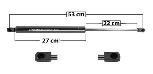 Amortiguador 5a Puerta Izq/der Honda Pilot 09-14 Spart