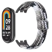 Malla Para Reloj Mi Smart Band 8 9 Xiaomi 1.62 Mi Smart Band 10 1.72 De Tela Elastica Generica Marca Miaband Color Grises