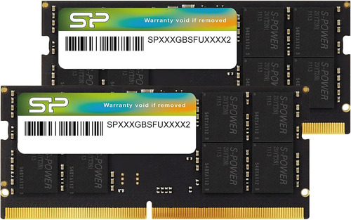 Memoria Ram Silicon Power, 2 X 32 Gb, Ddr5, 4800 Mhz, Sodimm