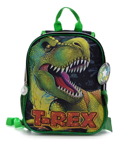 Mochila Dinosaurio Reversible Jardín Calidad Premium Phi Phi