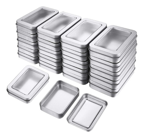 Caja De Lata De Metal Con Tapas, Caja De Latas De Metal Con