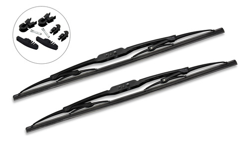 Par De Plumas Limpiaparabrisas Universales 18 Pulgadas
