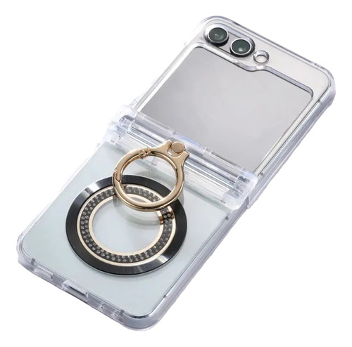 Funda Estuche Case Luxury Anillo Compatible Samsung Z Flip 5