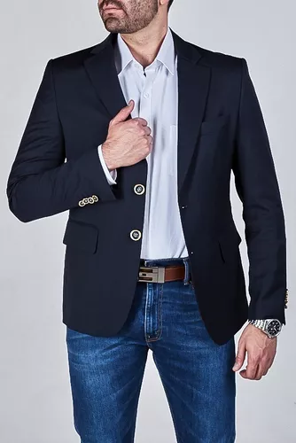 Blazer Azul Media Noche, Hombre En