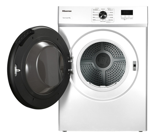 Secarropas Hisense 8 Kg Blanco Carga Frontal