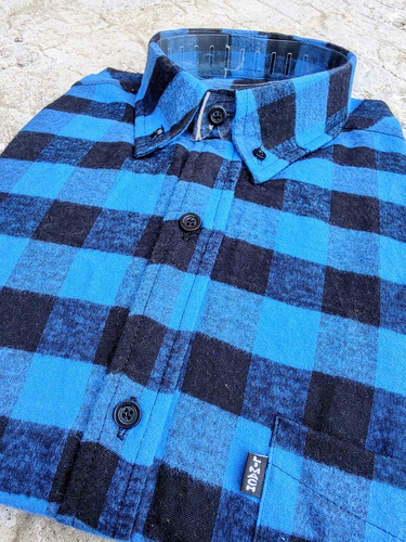 Camisa Leñadora Hombre Abrigada Cuadros