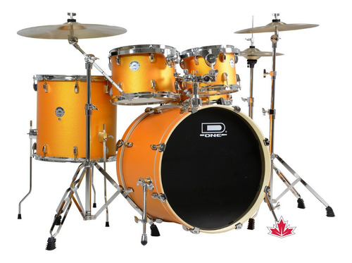 Bateria Bumbo 22 D One Rocket Dr22 Orange Satin Sparkle